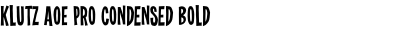 Klutz AOE Pro Condensed Bold